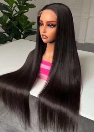 Burmese hair wig Straight 200 Density