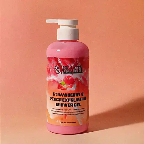 Strawberry & Peach Exfoliating Shower Gel - Image 3