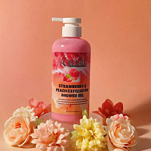 Strawberry & Peach Exfoliating Shower Gel-2