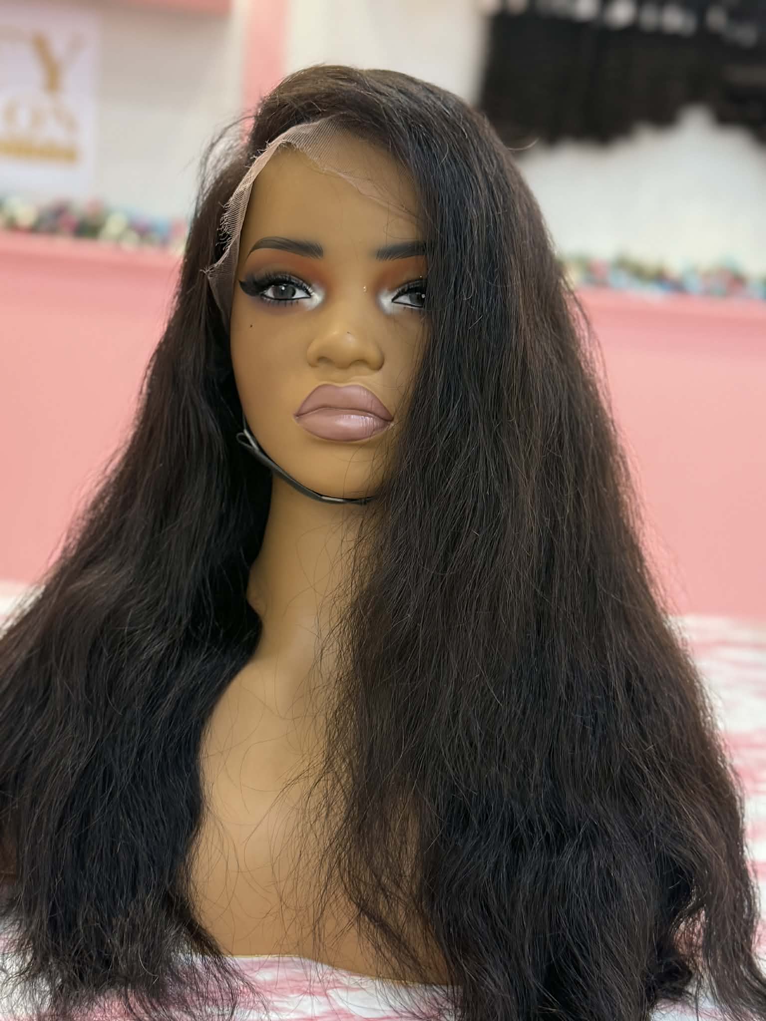 18” 13x6 Invisible Lace Virgin Burmese Body wave 250% Density - Image 2